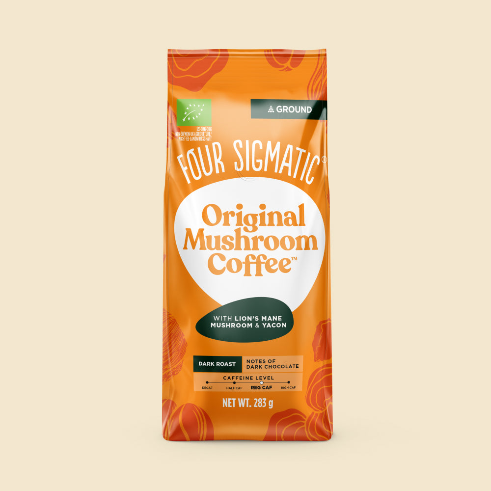 Original Mushroom Coffee, Ground, Dark Roast