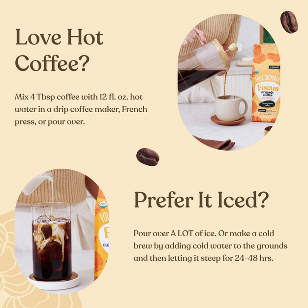 Achieve Organic Ground Coffee Bag
