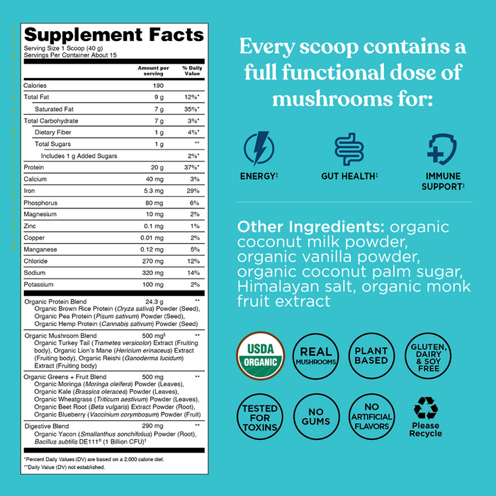 Vanilla Organic Plant-based Protein