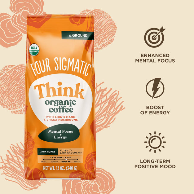 Achieve Organic Ground Coffee Bag