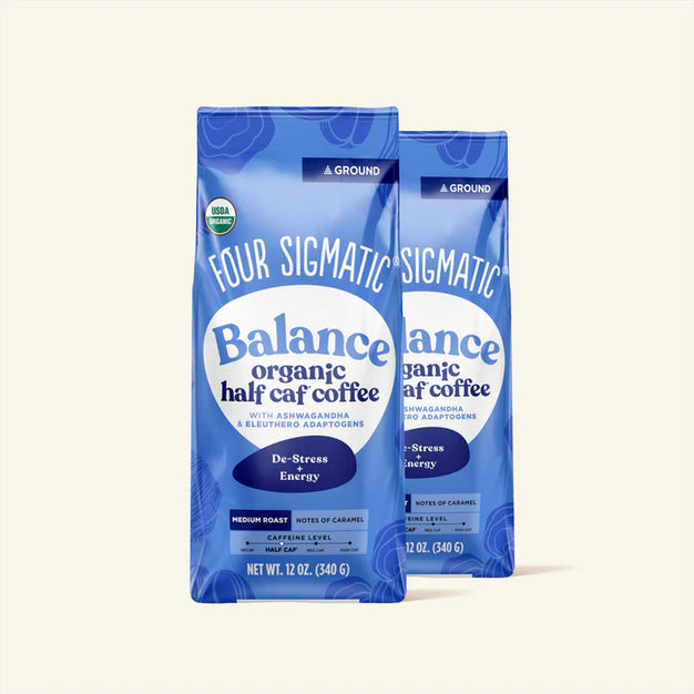 Balance Half Caf Organic Ground Coffee Bag