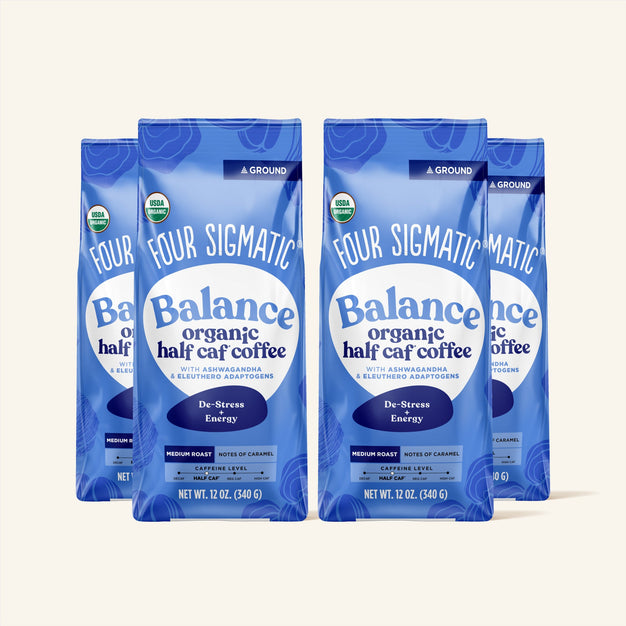 Balance Half Caf Organic Ground Coffee Bag