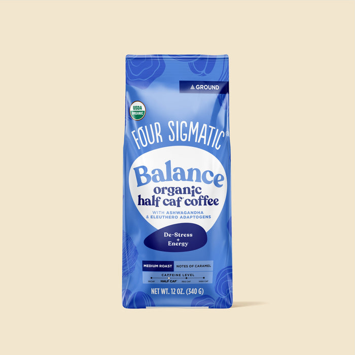 Balance Half Caf Organic Ground Coffee Bag