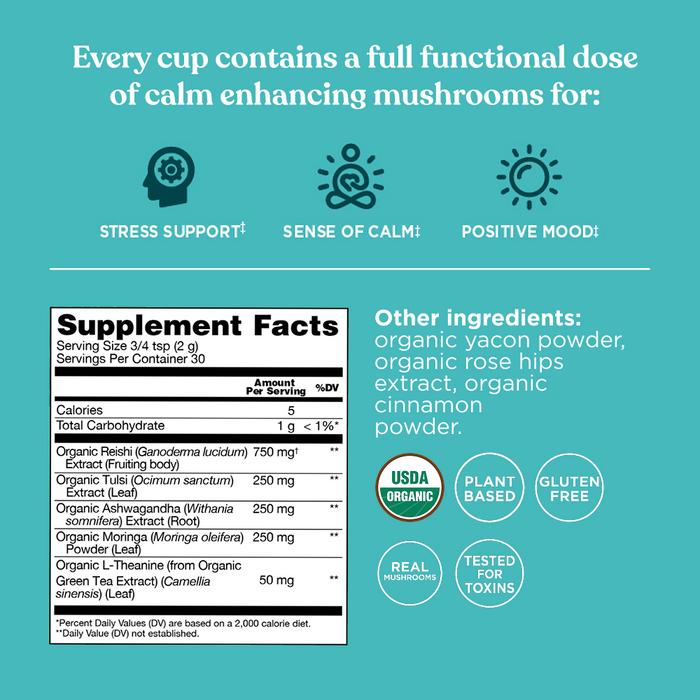 Calm Organic Mushroom Blend