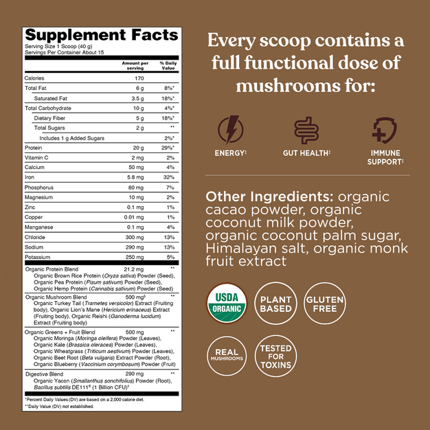 Chocolate Organic Plant-based Protein
