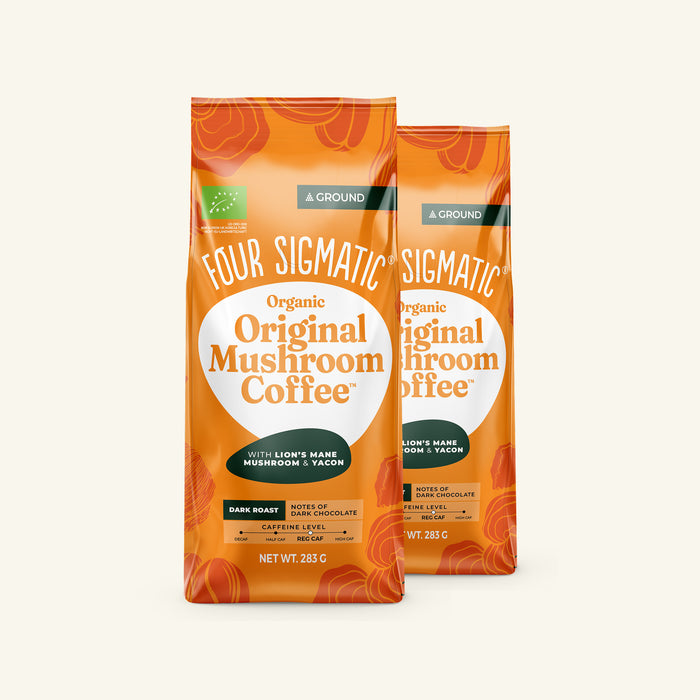Original Mushroom Coffee, Ground, Dark Roast