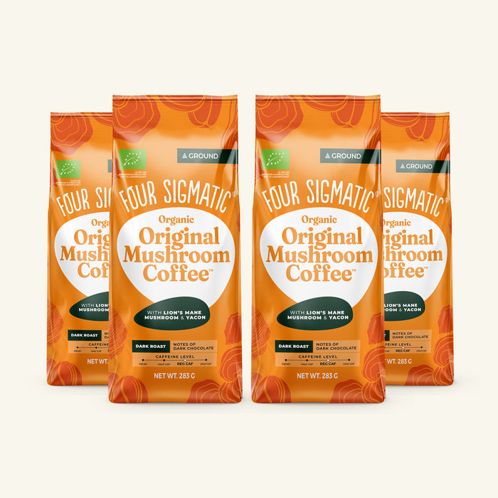 Original Mushroom Coffee, Ground, Dark Roast