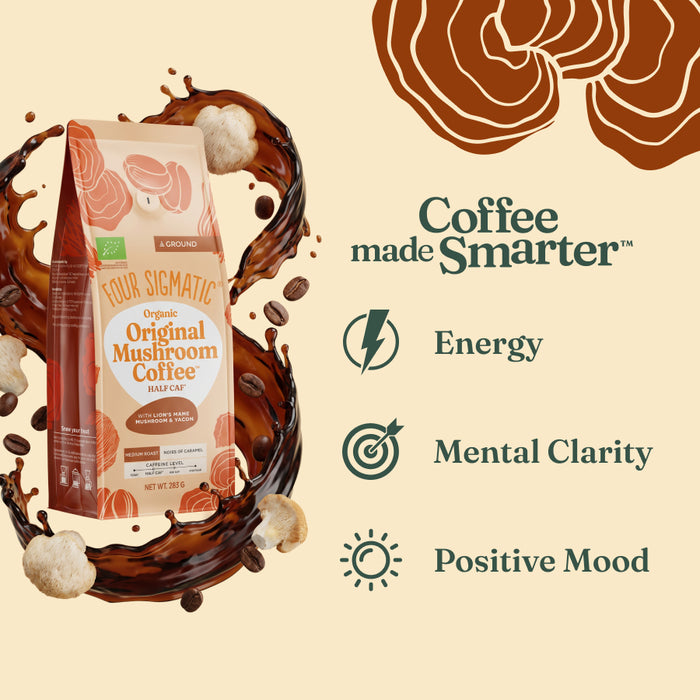 Original Mushroom Coffee Half Caf Ground