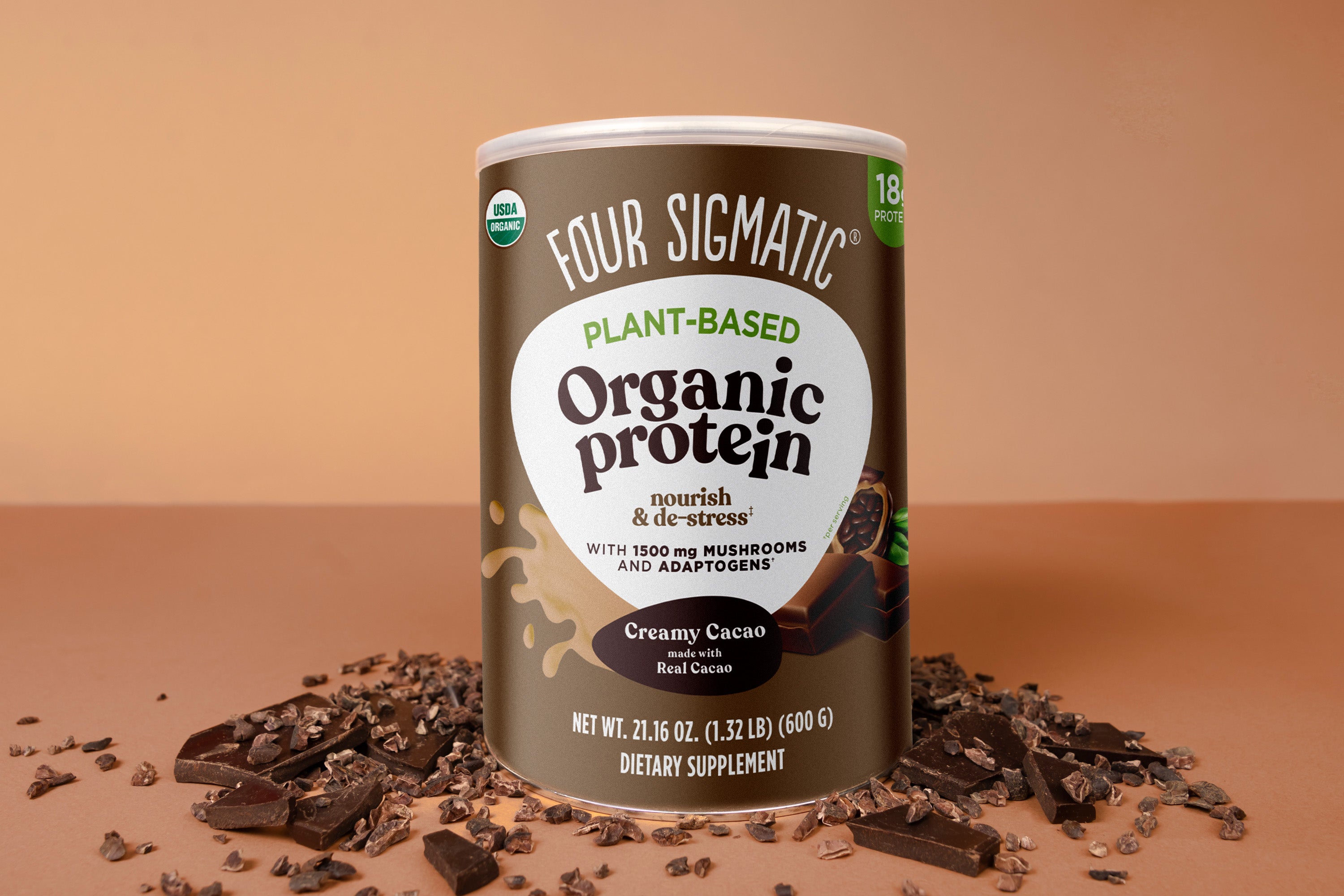 Organic Cacao Superfoods w/ 8 Activated Mushrooms | Chunks