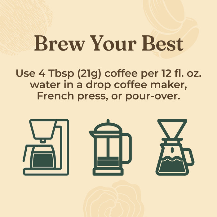 Original Mushroom Coffee, Ground, Dark Roast