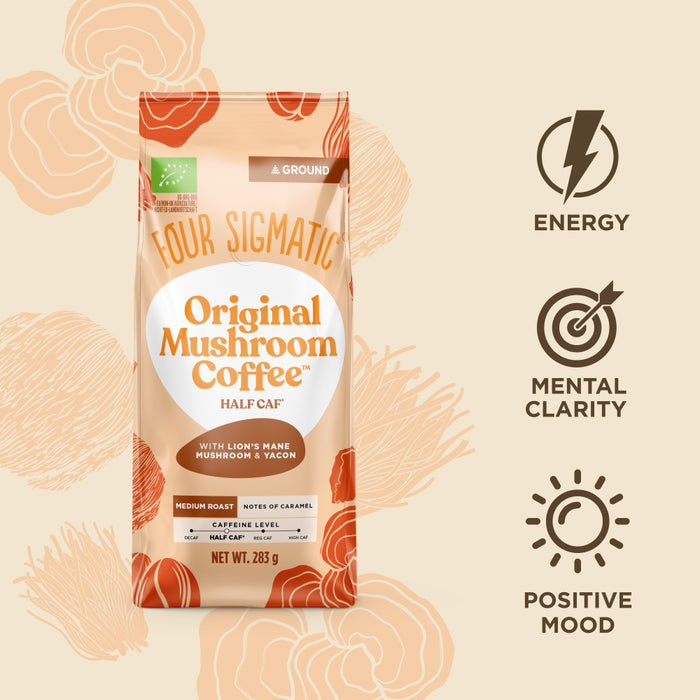 Original Mushroom Coffee Half Caf Ground