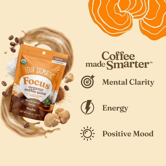 Focus Organic Coffee Latte - Mocha