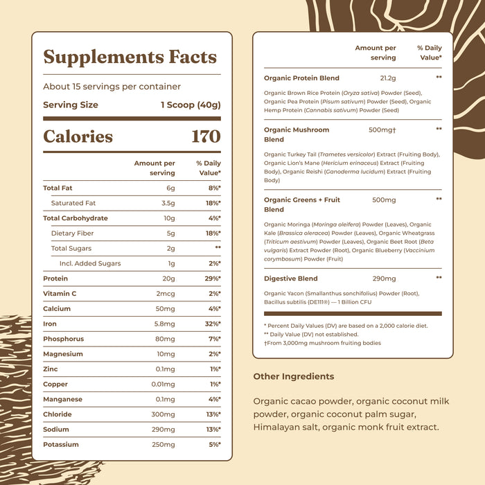 Chocolate Organic Plant-based Protein